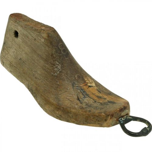 Floristik24 Ozdoba w stylu vintage, but z otwieraczem do butów, ostatnia ozdoba buta L15–23cm