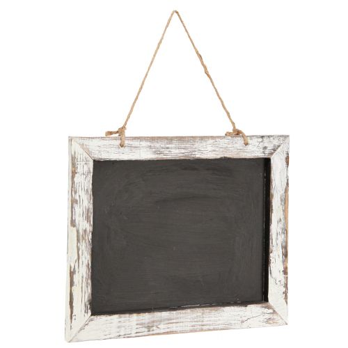 Tablica wisząca vintage czarno-biała 30×25cm 2szt