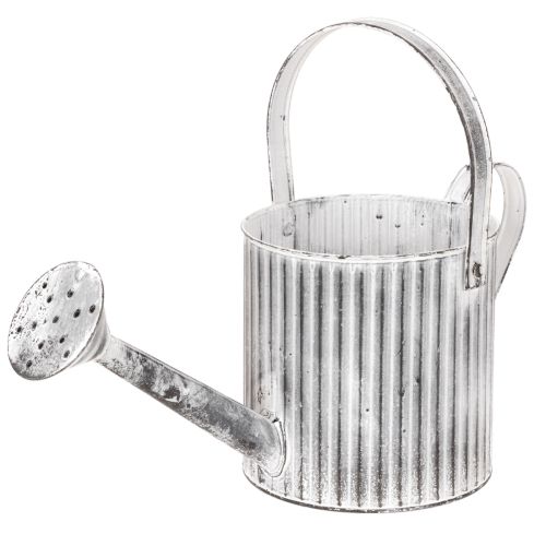 Doniczka vintage Ø17cm, dekoracyjna konewka, metalowa doniczka shabby chic kupić | Floristik24.pl