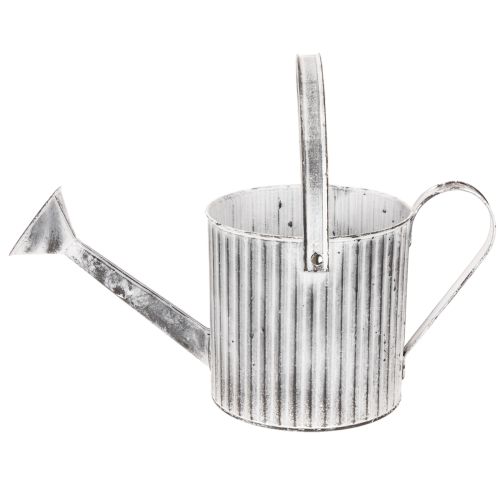 Doniczka vintage Ø17cm, dekoracyjna konewka, metalowa doniczka shabby chic | Floristik24.pl