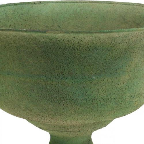 Floristik24 Vintage sadzarka do kubków metalowa rustykalna doniczka wys.20cm Ø20cm