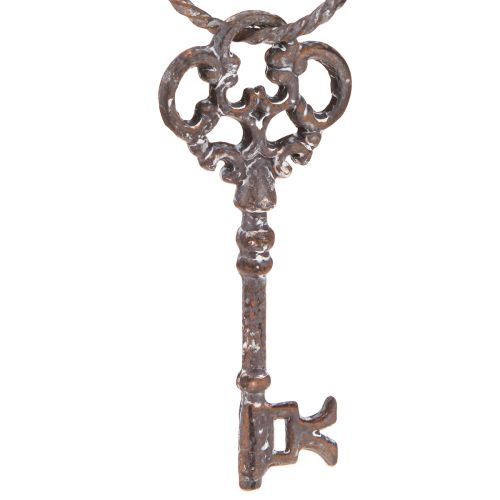 Produkt Brelok do kluczy vintage metal rdzawy wys. 20,5 cm