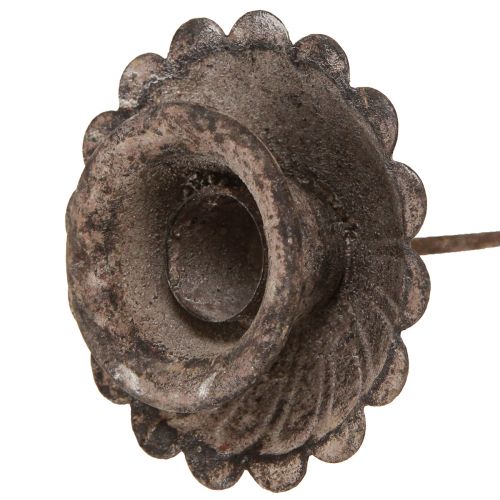 Floristik24 Vintage spiczasty świecznik do wkładania Ø8,5cm W11,5cm 4szt