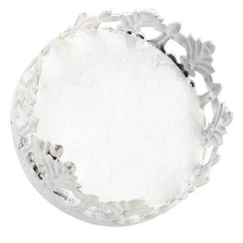 Floristik24 Vintage świecznik na tealighty do podłączenia biały Ø5,5cm W8cm 4szt