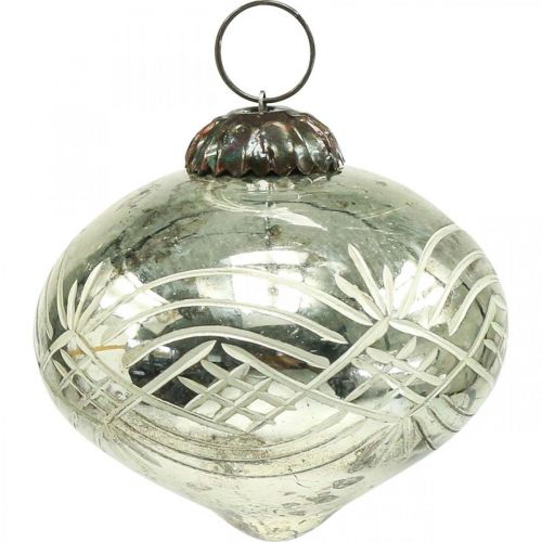 Produkt Vintage ozdoby świąteczne szklane wys. 7,5/8,5/9,5cm 3 sztuki
