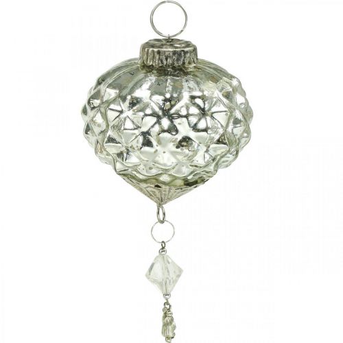 Floristik24 Vintage ozdoby choinkowe dekoracja szklana wys. 14/14,5cm 2szt