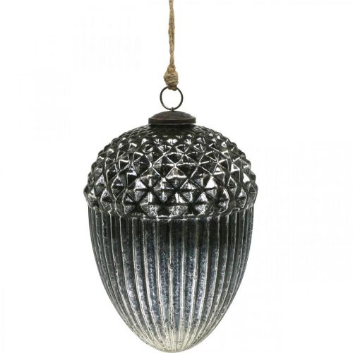 Produkt Vintage ozdoba choinkowa żołądź szklana zawieszka świąteczna wys.20cm Ø14cm