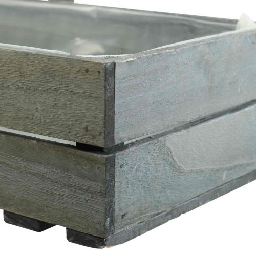 Produkt Drewniana skrzynka na kwiaty w stylu vintage 40×20×10cm