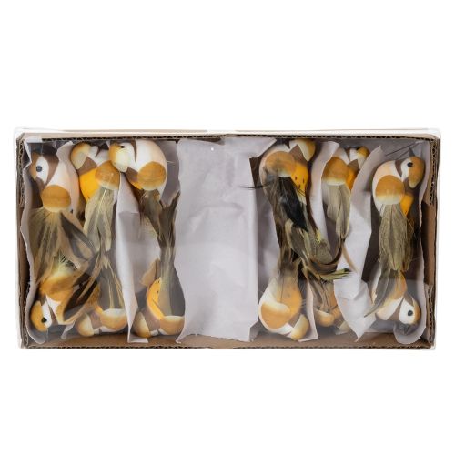 Produkt Ozdoby w kształcie ptaków do świątecznej dekoracji stołu. Uniwersalne paliki do ptaków, 10 cm, 12 sztuk.