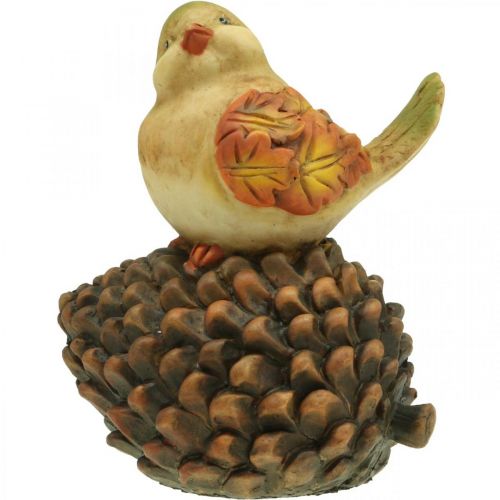 Produkt Jesienna dekoracja ptak dekoracja stożek figurka ptaka jesień W19cm