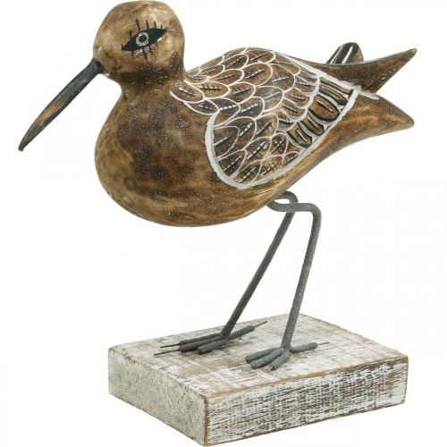 Produkt Drewniana rzeźba ptaka Wystrój łazienki Ptak wodny wys.22cm
