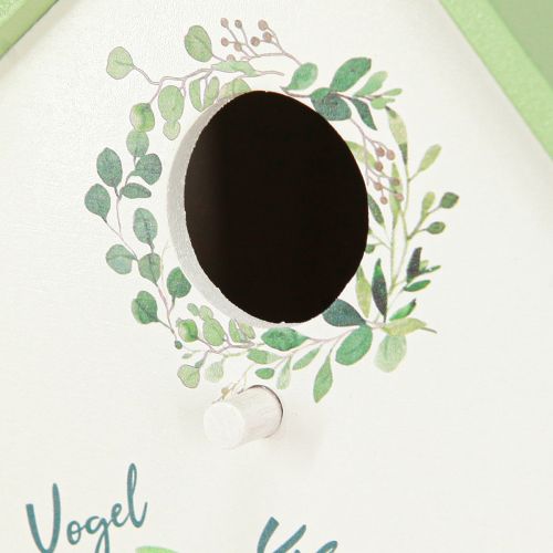 Produkt Budka dla ptaków do stylowych pomieszczeń z kwiatowym wzorem i nostalgicznym akcentem 21 cm