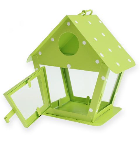 Produkt Domek dla ptaków z latarnią wiosenna zieleń 13x12cm