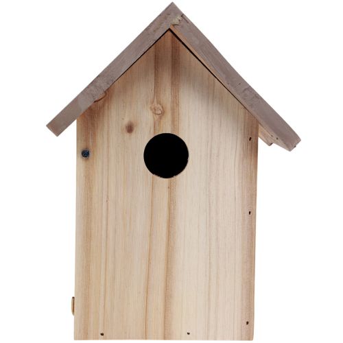 Produkt Drewniana budka lęgowa dla ptaków naturalny brąz/beż 23cm 1 szt