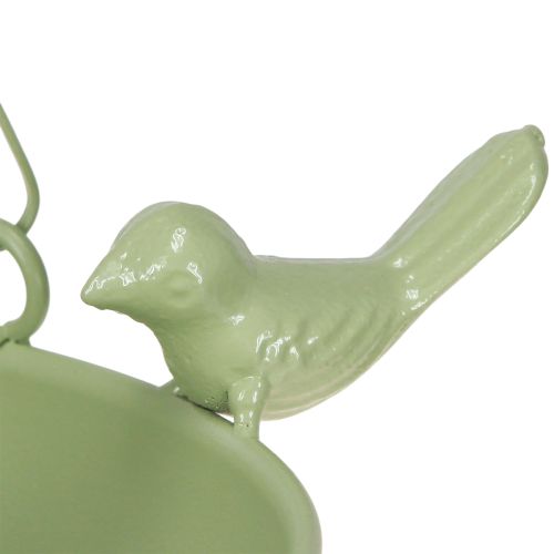 Produkt Karmnik dla ptaków odporny na warunki atmosferyczne z zawieszeniem na łańcuchu i ozdobnymi ptakami, 47 cm