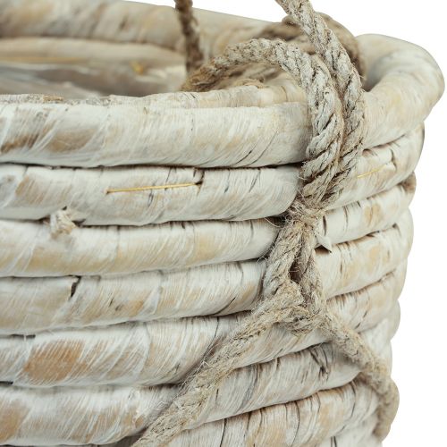 Produkt Kosz do zawieszania hiacynt wodny biały 25/31 cm, zestaw 2 szt