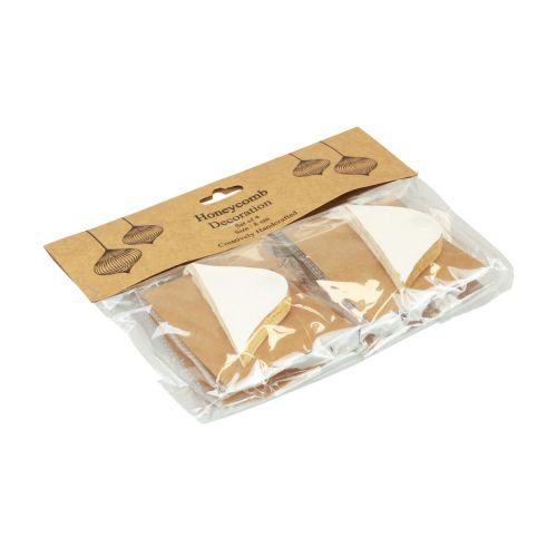 Produkt Kulki o strukturze plastra miodu Kulki o strukturze plastra miodu cebula białe złoto Ø8cm 4 szt
