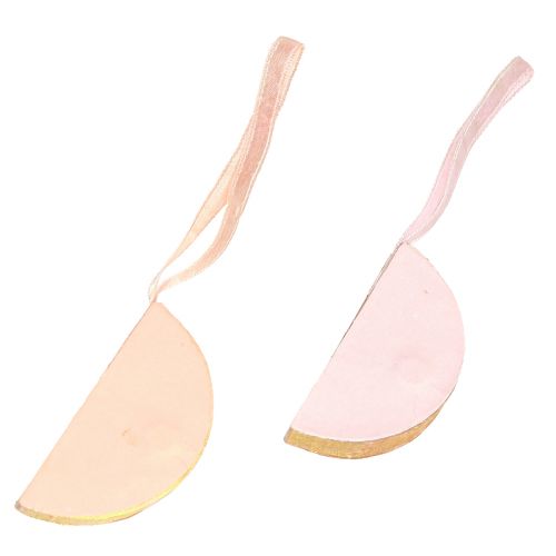 Produkt Kula plastra miodu Ozdoby świąteczne morela różowa Ø7cm 4 szt