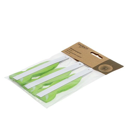 Floristik24 Plaster miodu Papierowy kwiat zielony Ø20cm 3szt.