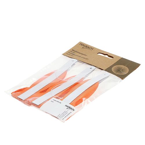 Floristik24 Plaster miodu Papierowy kwiat pomarańczowy Ø20cm 3szt.