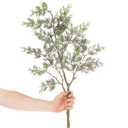Sztuczna gałązka jałowca, dekoracyjna sztuczna gałązka do wazonów, 86 cm | Floristik24.pl