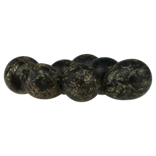 Produkt Dekoracja z jajkiem przepiórczym czarna pusta 3cm dekoracja wiosenna dekoracja naturalna 50 szt