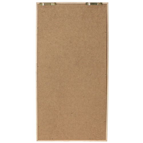 Produkt Dekoracja ścienna Mural Drewno Mini wazony Ceramiczne Białe H35cm