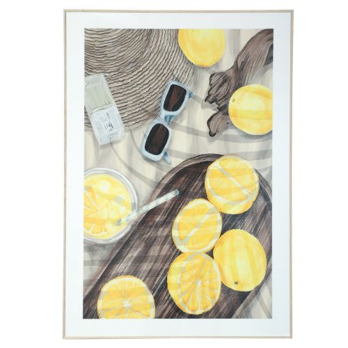 Produkt Dekoracja ścienna obraz letniej dekoracji z lemoniadą cytrynową 40×60cm