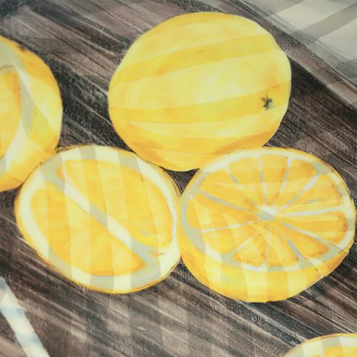 Produkt Dekoracja ścienna obraz letniej dekoracji z lemoniadą cytrynową 40×60cm