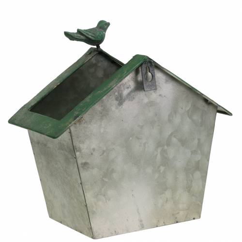 Floristik24 Metalowy domek dla ptaków do sadzenia wys. 25,5 cm