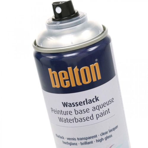 Floristik24 Bezbeltonowy lakier na bazie wody o wysokim połysku, bezbarwny lakier w sprayu 400ml