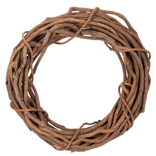 Naturalny wianek wierzbowy jako wianek rękodzielniczy do florystyki, 40cm