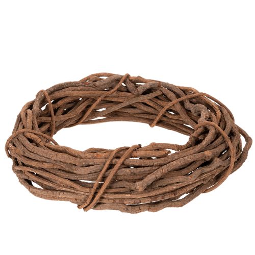 Naturalny wianek wierzbowy jako wianek rękodzielniczy do florystyki, 40cm | Floristik24.pl