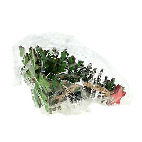 Floristik24 Choinka do powieszenia zielona 14cm