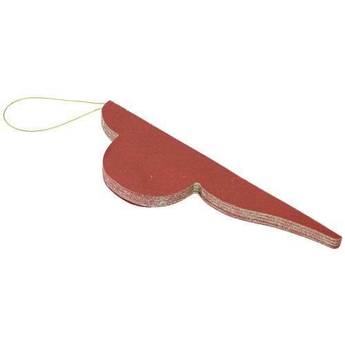 Produkt Ozdoby choinkowe z papieru Bordeaux 20cm 2szt