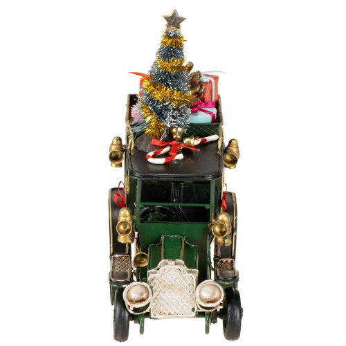 Produkt Ozdoba świąteczna samochód Samochód świąteczny vintage zielony 15×7×16cm