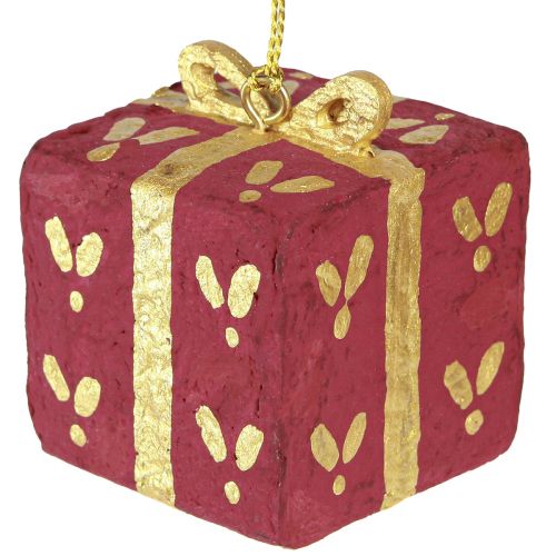 Produkt Dekoracja świąteczna do zawieszania prezentów z papieru mache 6cm 3szt
