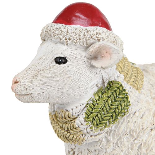 Produkt Figurki świąteczne owce z czapką i szalikiem L16cm 2 sztuki