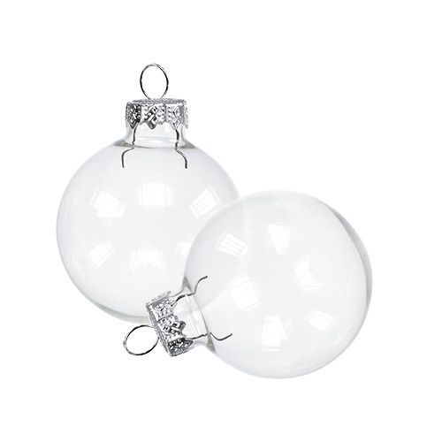 Produkt Bombki świąteczne Ø4cm przezroczyste 24 szt