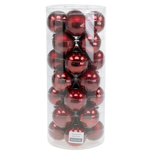 Produkt Bombki świąteczne Ø6cm Bordeaux 24 szt