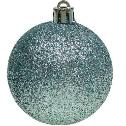 Produkt Bombki plastikowe jasnoniebieskie mix Ø6cm 10 szt