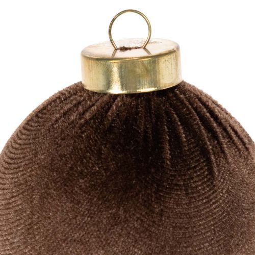Bombki choinkowe, aksamitne,