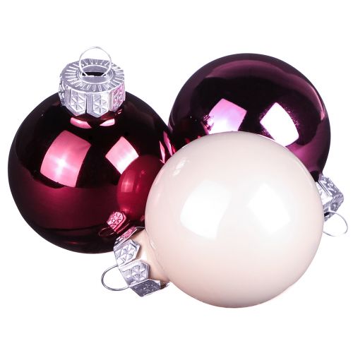 Produkt Bombki choinkowe szklane Berry Mix Bombki choinkowe Ø4cm 24 szt