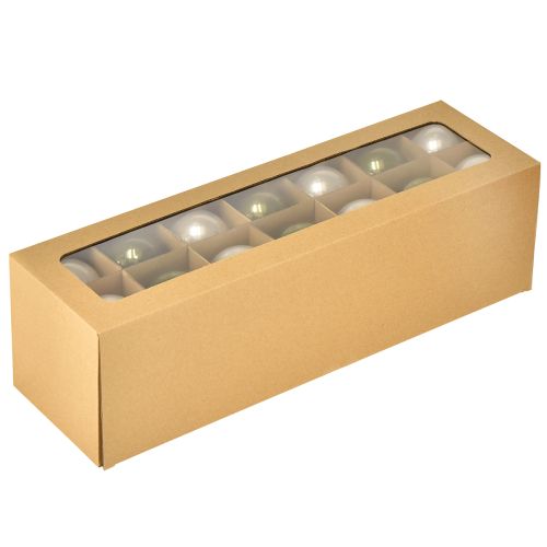 Produkt Bombki choinkowe szklane kule zielono-kremowe Ø60mm 24 szt.