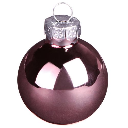 Produkt Bombki szklane różowo-morelowy mix mini Ø3cm 22 szt