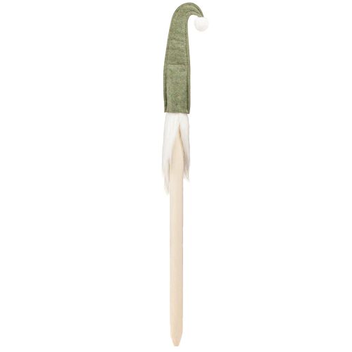 Produkt Mikołaj na patyku krasnal bożonarodzeniowy zielony 57cm 4 sztuki