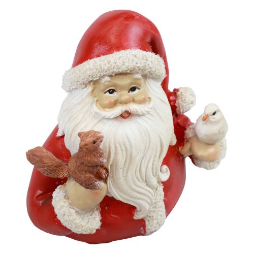 Produkt Figurki świąteczne Święty Mikołaj ze zwierzętami 10x7x9cm 2szt