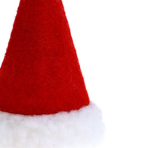 Floristik24 Czapki świąteczne czerwone 10cm 12szt.