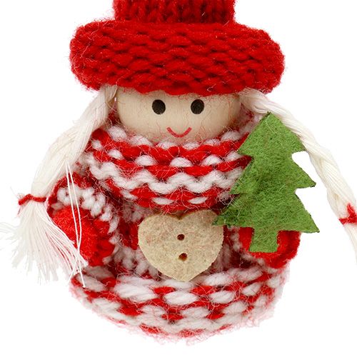 Floristik24 Skrzat świąteczny do zawieszenia 6,5cm L15cm Asortyment. 3szt.