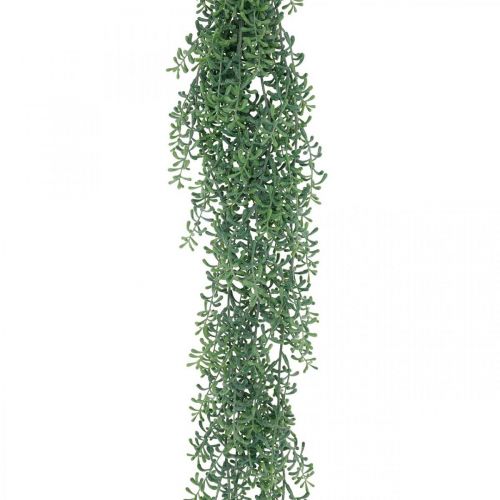 Roślina zielona wisząca Sztuczna roślina wisząca z pąkami zielona, biała 100cm